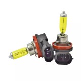 Cumpara ieftin Becuri H11 halogen galben 12v set