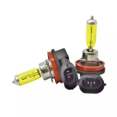 Set 2 Becuri H11 halogen galben 12v / 100w foto