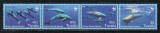 Tuvalu 2006 Mi 1307/10 strip MNH - WWF: Balene, Nestampilat