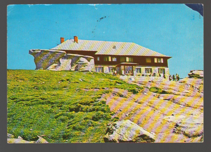 CPIB 17796 CARTE POSTALA - MUNTII BUCEGI. CABANA &quot;BABELE&quot;