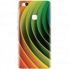 Husa silicon pentru Huawei P10 Lite, 3D Multicolor Abstract Lines