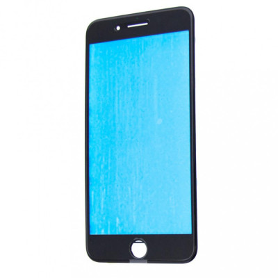 Touchscreen iPhone 7 Plus, 5.5 + Rama, Negru foto