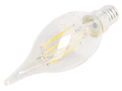 Lampă LED gri E14 4W 2700K foto