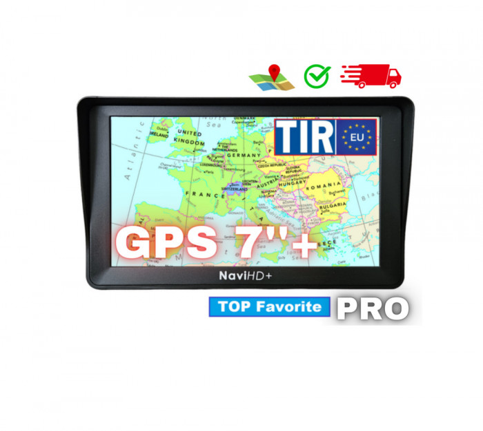 GPS Navigatii NaviHD 7&quot;inch, pentru Truck,TIR,Camion,Auto.NOU.Garantie 2ani.