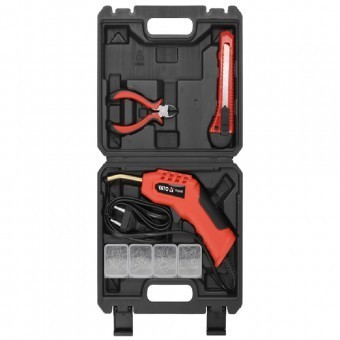 Aparat de lipit plastic cu capse 60W, 600 grade in trusa foto