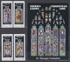 Sierra Leone 1982 - Crăciun - Vitralii, Serie + Colita, MNH, Nestampilat