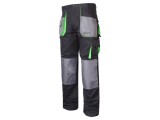 Pantaloni de lucru LAHTI PRO XL negri-verzi 270g/m&sup2; L4050654