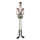 Cumpara ieftin Figurina Mos Craciun metal multicolor 38x47x183 cm