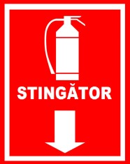 Placuta stingator cu sageata in jos foto