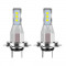 Set 2 x becuri LED H7, 160W/set, plug &amp; play, 12V, 6000K, 6LED