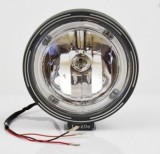 Proiector Auto Rotund 24V FI22 cu Angel Eyes, H3 70W, Omologare E9, Impermeabil IP55