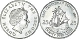 East Caribbean States 2007 - 25 cents UNC