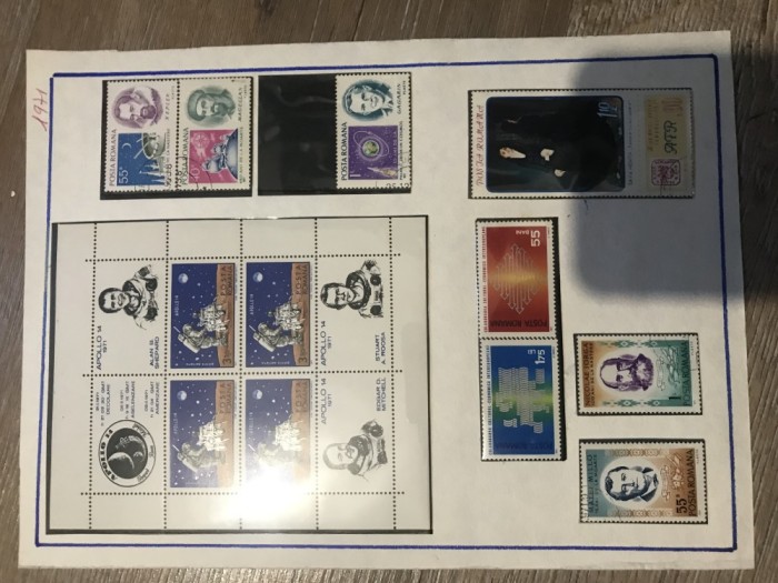 Timbre Romania RSR Colita