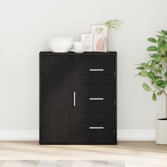 vidaXL Bufet cu sertar Stejar negru 60 x 31 x 70 cm Lemn compozit