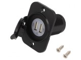 &Icirc;ncărcător Auto USB Dual 5V 2.4A