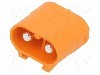 Conector alimentare DC, 1kV, 2 pini, seria LC, {{Dimensiune pin}}. AMASS - LCB30PB-M