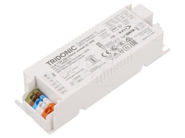 Alimentator LED 17W 250-700mA 15-50VDC