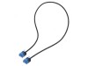 Patch cord U/UTP 6a litat Cu LSZH negru 0,5m 32AWG, Goobay