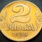 Moneda istorica 2 DINARI / DINARA - YUGOSLAVIA, anul 1938 * cod 3437