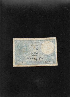 Franta 10 francs 1941 seria207562107 foto