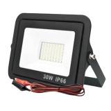 Proiector LED cu clesti, 30W, 48LED SMD, IP66, 12V, 6000K