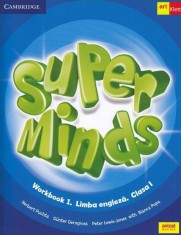 Super Minds. Workbook 1. Limba Engleză. Clasa I (Cambridge) + CD - Paperback brosat - Bianca Popa, G&uuml;nter Gerngross, Herbert Puchta, Peter Lewis-Jones