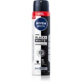 NIVEA MEN Invisible Black &amp; White spray anti-perspirant pentru barbati 250 ml