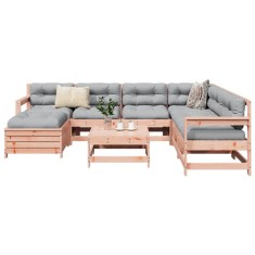 vidaXL Set canapele gradina, 8 piese, lemn masiv brad douglas foto
