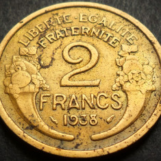 Moneda istorica 2 FRANCI / FRANCS - FRANTA, anul 1938 * cod 4641