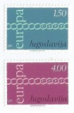 |Iugoslavia, Europa CEPT, 1971, MNH