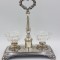 Superb suport vintage pentru condimente CHRISTOFLE argintat art nouveau
