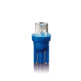 Set 2 becuri auto Vecta 12V T10 W2.1x9.5d 5W cu 1 led , albastre AutoDrive ProParts