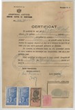 Romania, Ministerul Justitiei, Serviciul Central de Identificare, Certificat, 1945