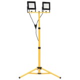 vidaXL Proiector cu LED și trepied, 2x50 W, alb rece