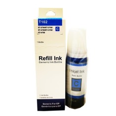 Cerneala compatibila Epson L102, L103, L105, L106 Cyan, EcoTank, 70 ml