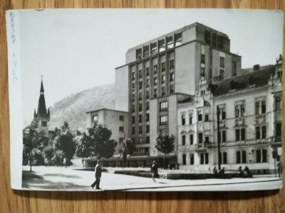 anii 50 Carte Postala Orasul STALIN / Brasov Vedere RPR comunism foto