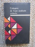 Alexandrina Novac, Iancu Coleasa - Culegere de fraze analizate sintactic, 376 pagini, stare foarte buna