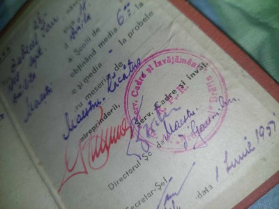 DOVADA DE SPECIALIZARE,Bebecel Braila nascut 1898,RPR,Uzinele,,PROGRESUL,Braila foto