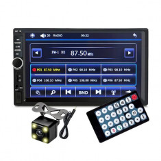 Player Video Auto dimensiune 2DIN, + Camera Marsarier INCLUSA, TouchScreen de 7 inch, 4 x 50W, model WDS-30 cu Bluetooth, Handsfree, Radio, MP3, WMA,