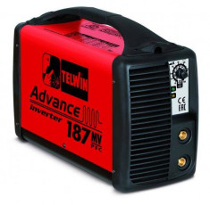 Aparat de sudura tip Invertor Telwin Advance 187 MV/PFC Rosu foto