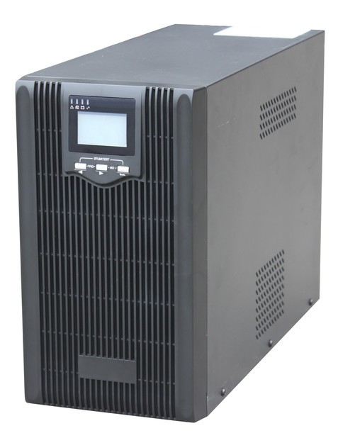 UPS GEMBIRD, Line Int. cu sinusoida pura cu management, mini tower, 2000VA/1600W, AVR, IEC x 4, 3 x baterie 12V/9Ah, display LCD, back-up 21 - 30 min.