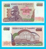 Zimbabwe (p#11) 500 Dollars 2004 UNC &#039;Hwange&#039; serie: BD0618994