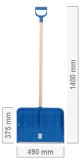 Lopata de zapada 140 x 49 cm Alpin 2A