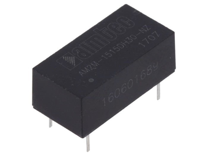 Convertor DC/DC 2W 15V/-15V