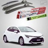 Cumpara ieftin Ștergătoare Toyota Corolla E21 Hatchback 2018-prezent | Set Față și Spate Flat &ndash; TeamCar&reg;