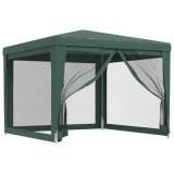 Cumpara ieftin Cort de petrecere cu 4 pereti din plasa, verde, 3x3 m, HDPE