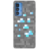 Husa compatibila cu Motorola Edge 20 model Diamond Block, Silicon, TPU, Viceversa, Transparent, Carcasa