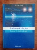 Adrian Nuță, Analize psihologice. Oceanul din picătura de apă