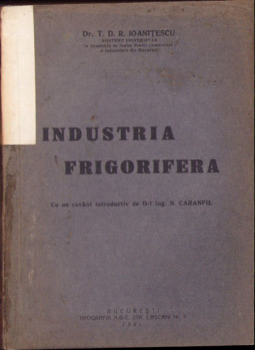 HST 618SP Industria frigoriferă de T. D. R. Ioanițescu, 1941