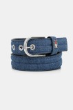 Tommy Jeans curea culoarea bleumarin, AW0AW18046